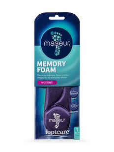 Women's Memory Foam Insoles, 1 pair