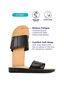 Maseur Gentle Massage Sandal Black Size 11