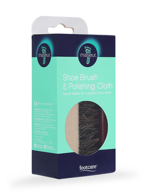 Professional Shoe Brush & Cloth